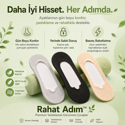 Rahat Adım™ Ortopedik Yastıklı Destek Çorabı