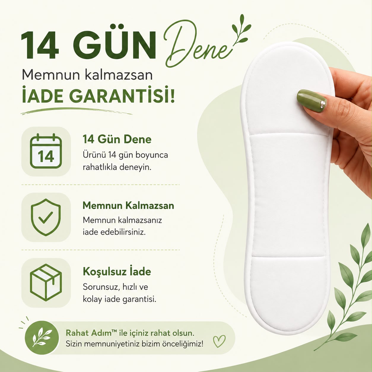 Rahat Adım™ Ortopedik Yastıklı Destek Çorabı