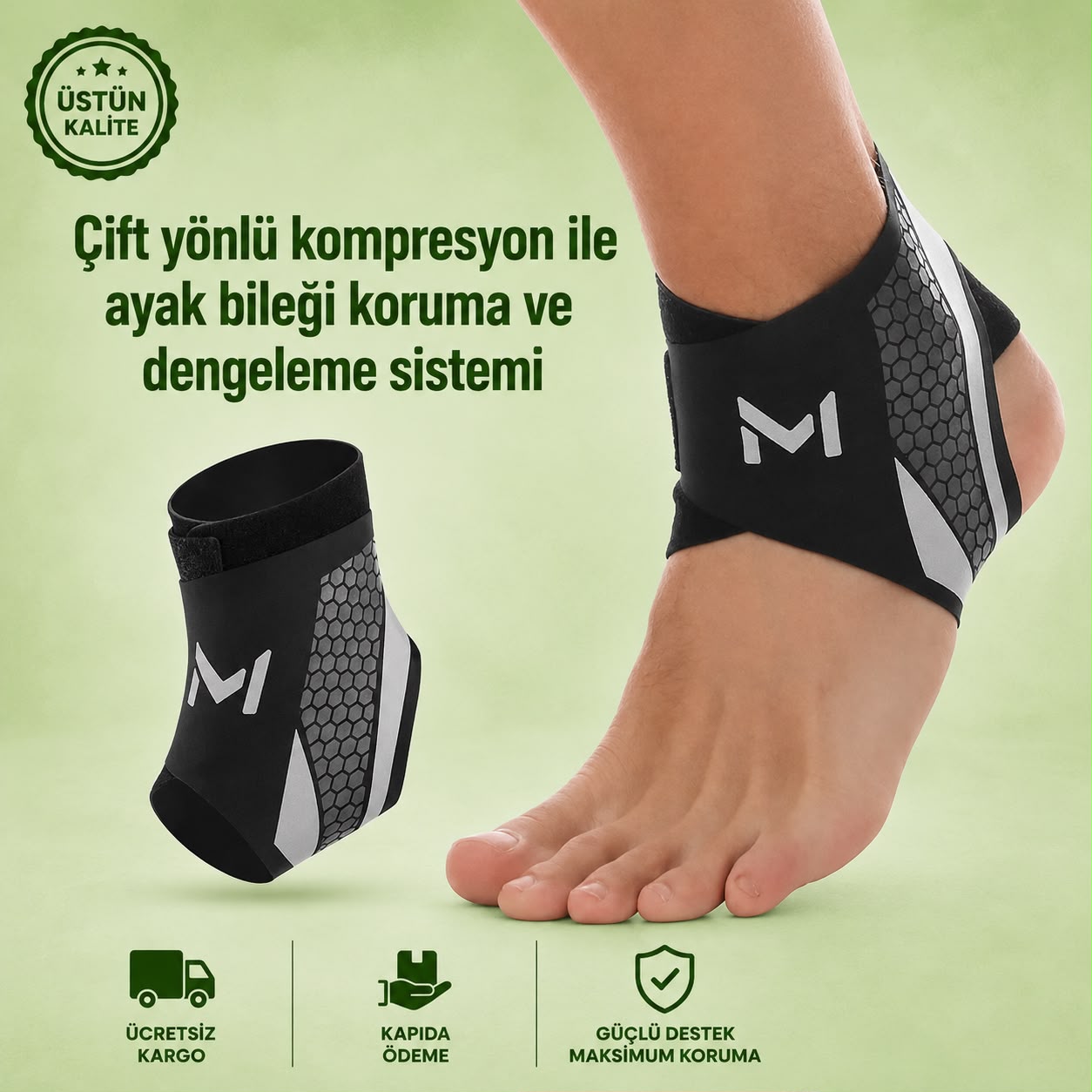 Rahat Adım™ Ortopedik Ayak Bileği Desteği