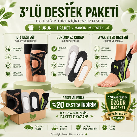 Rahat Adım™ Ortopedik 3`lü Set